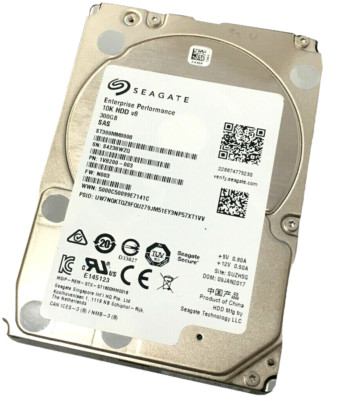 FESTPLATTE DELL Seagate Enterprise ST300MM0008 300GB 512e 10K v8 12Gb/s 128MB