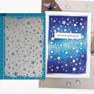 Stern Stanzformen Metall Cutting Dies Scrapbooking Stanzschablonen Präge Karte 