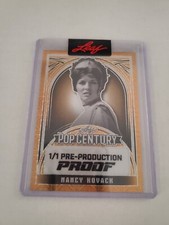 2024 Leaf NANCY KOVACK Orange Pre-Production Proof card Pop Century #1/1
