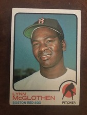 1973 Topps #114 Red Sox Lynn McGlothen Baseball Card