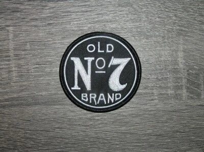 Jack Daniels Old No7 Embroidered Iron On Patch 2.75" x 2.75"