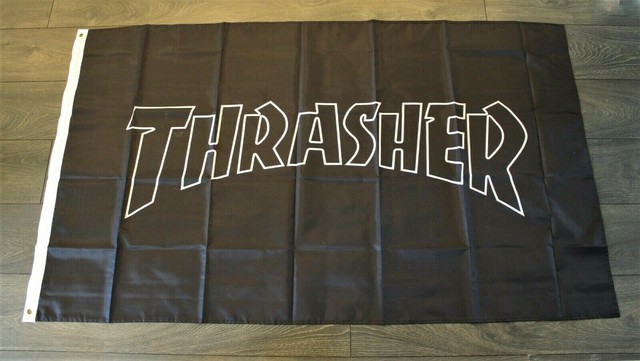New Thrasher Banner Flag Skateboard Skate Shop Skateboarding | eBay