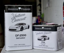 Diamond 2:1 DF-2500 Euro Auto Clear Coat Kit 7.5 Liter High Solid High Gloss