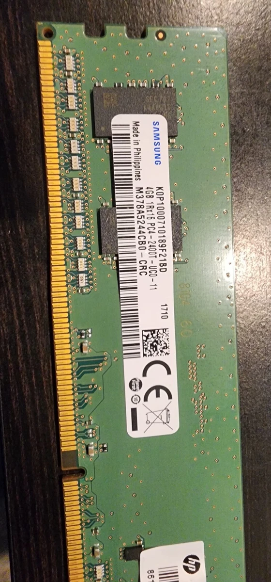 SAMSUNG 4GB 1Rx16 PC4-2400T-UC0-11 Laptop Memory RAM | eBay