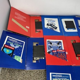 Lot of 10 Intellivision Games With Original Box Tested Classic Games Lot