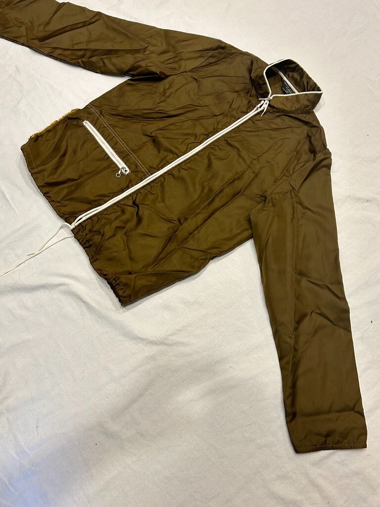 Styled for Students by Sears Vtg Scooter Jacket Brown Mens sz 38