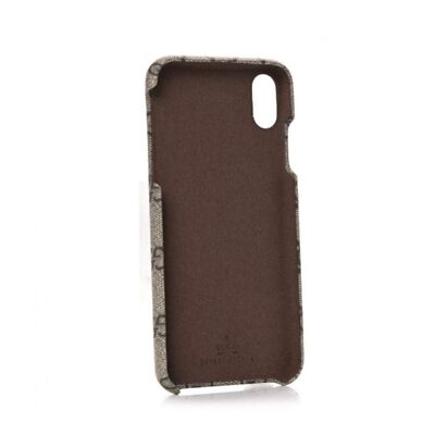 GUCCI GG Supreme Monogram Ophidia iPhone X/XS Case Beige Canvas