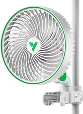 VIVOSUN AeroWave Grow tent Oscillation Clip Fan 6",wifi Control 10 Speed