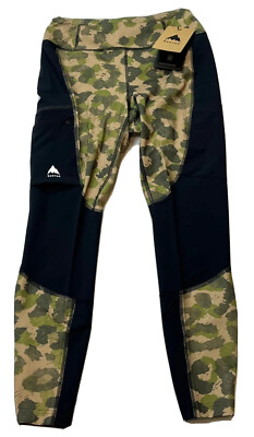 Legging Burton Multipath Camouflage Noir – Taille S, Femme, Neuf Avec étiquettes, Sport Et Quotidien