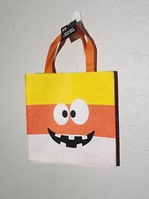 Old East Main Co Silly Face Novelty Treat Toy Party Book Snack Bag Tote Orange
