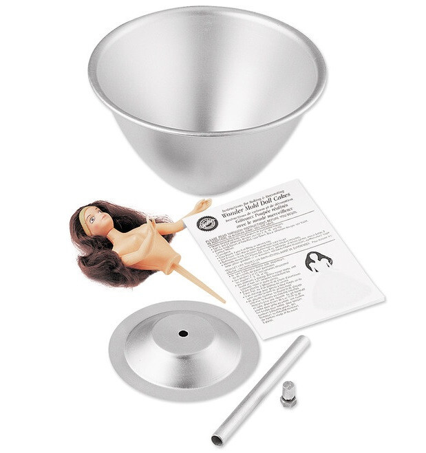 Wilton, kit 4 pezzi  bambola in 3D