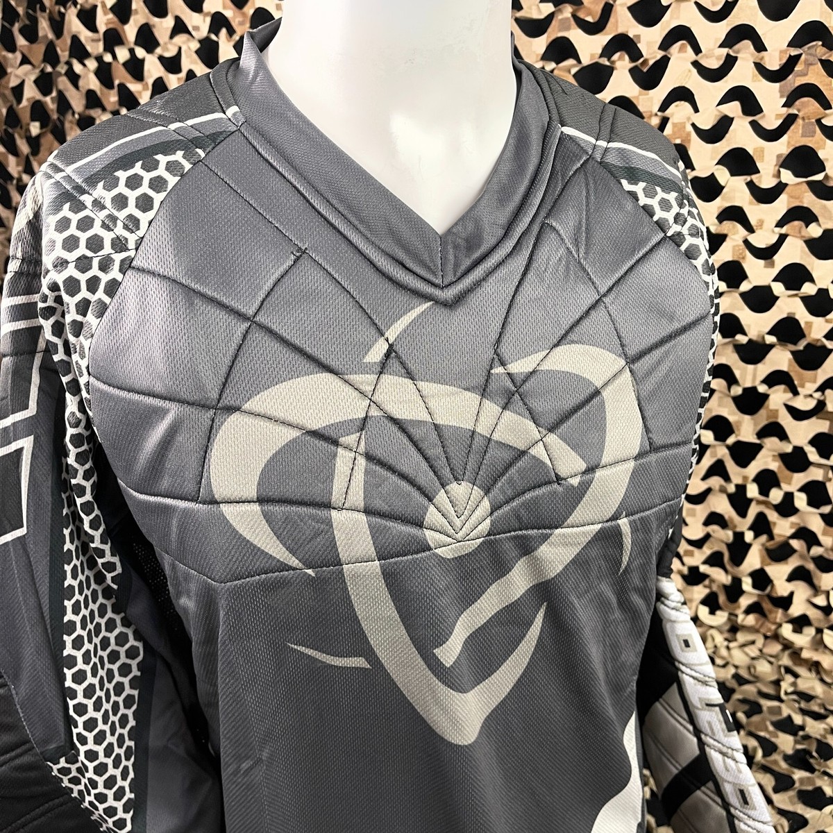 Maillot De Paintball Rembourré Inception Designs - Gris Charbon (M) - NEUF