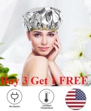 Deep Conditioning Heating Hair Steam Cap Hat Steamer SPA Styling Hair Dye Cap