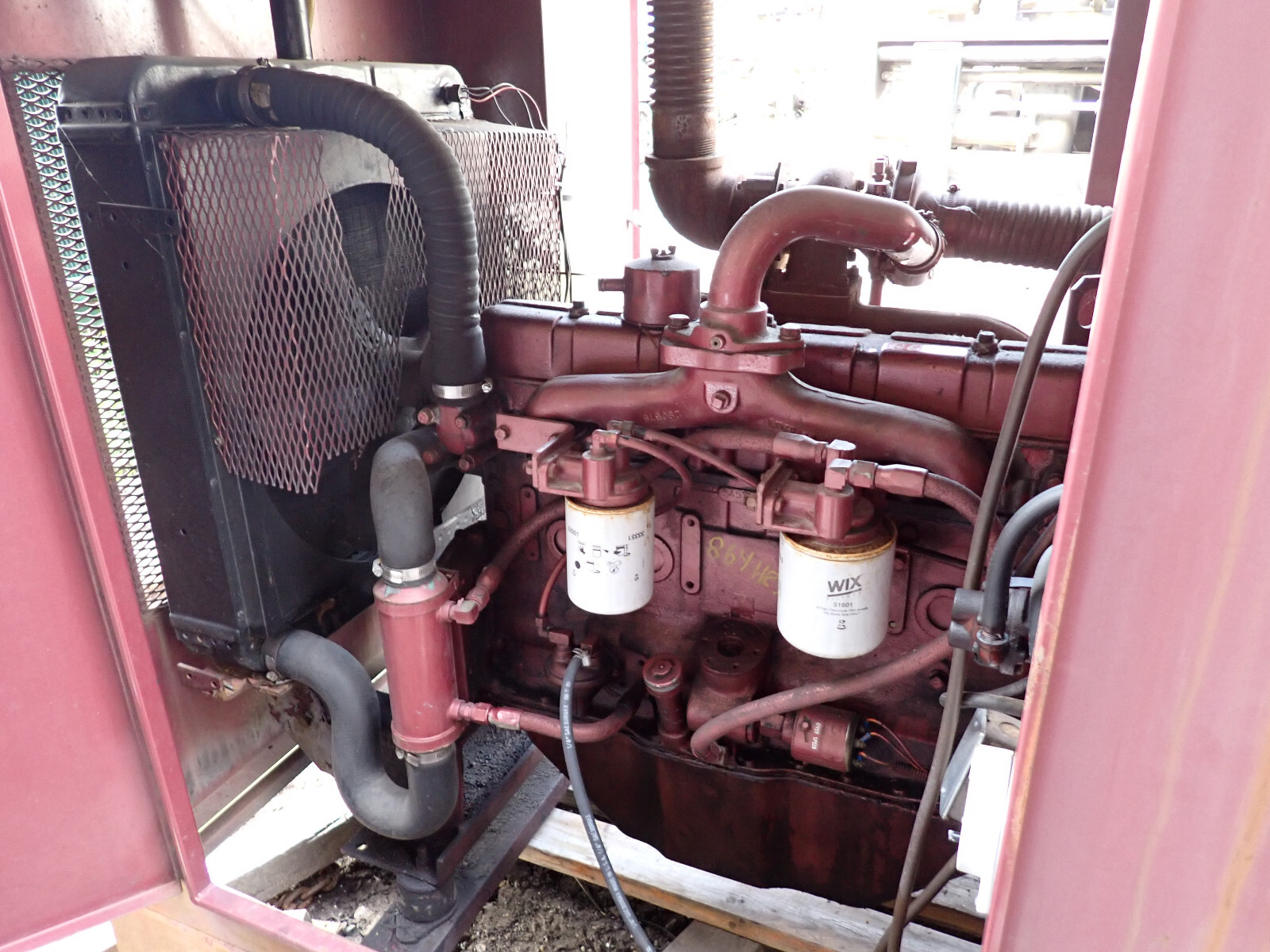 White Hercules D3400T Turbo Diesel Engine LOW HOURS! VIDEO! D3400