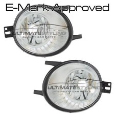 Fog Lights Ford S-max 2010-2016 Chrome Front Spot Lamps Drivers Passenger Pair