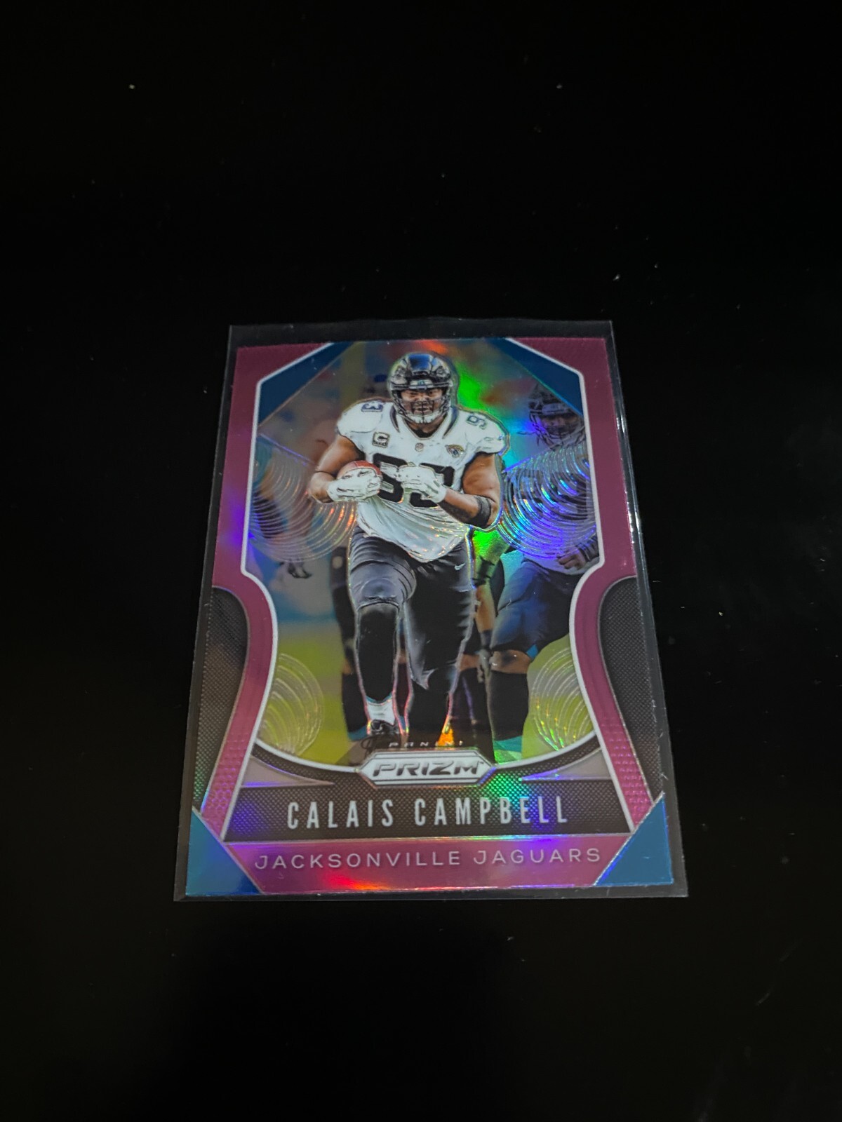 Calais Campbell 2019 Panini Prizm Pink Prizm Jaguars 156