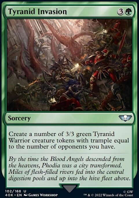 tyranid cards mtg Amazon.com: Magic: The Gathering Universes Beyond: Warhammer 40,000  Commander Deck – Tyranid Swarm : Toys & Games