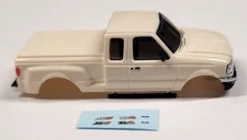 Road Race Replicas / Nu-Rora Sport Pickup HO Scale Slot Car Body - White - RRR