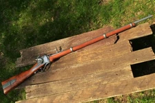 Sharps 1859 Civil War Rifle - Berdan Puller- Union - Non-Firing Denix Replica
