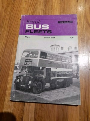 Ian Allan Buch Britische Busflotten Nr. 1 Südost