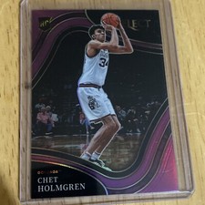 2022-23 Panini Chronicles Draft Picks Select Purple Chet Holmgren /49 Gonzaga