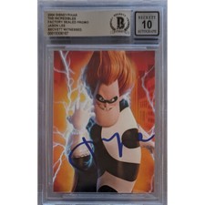 Jason Lee Signed Incredibles Trading Card Promo Card w/ Beckett Auto Grade 10