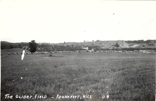 Frankfort MI The Glider Field RPPC