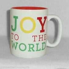 Christmas SunnySide Up Coffee Mug from About Face Designs - Joy to the World NEW