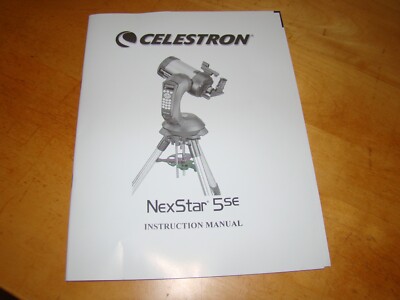 CELESTRON NEXTSTAR 5SE USER INSTRUCTION MANUAL 2006