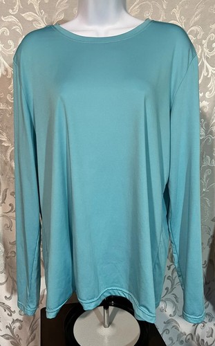 Bestee By Maevn Long Sleeve Top size XL Blue E95