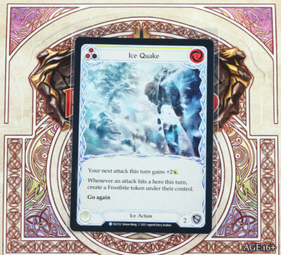 Flesh And Blood Ice Quake Pitch(2) Standard 1st Edition ELE152 Tales of Aria