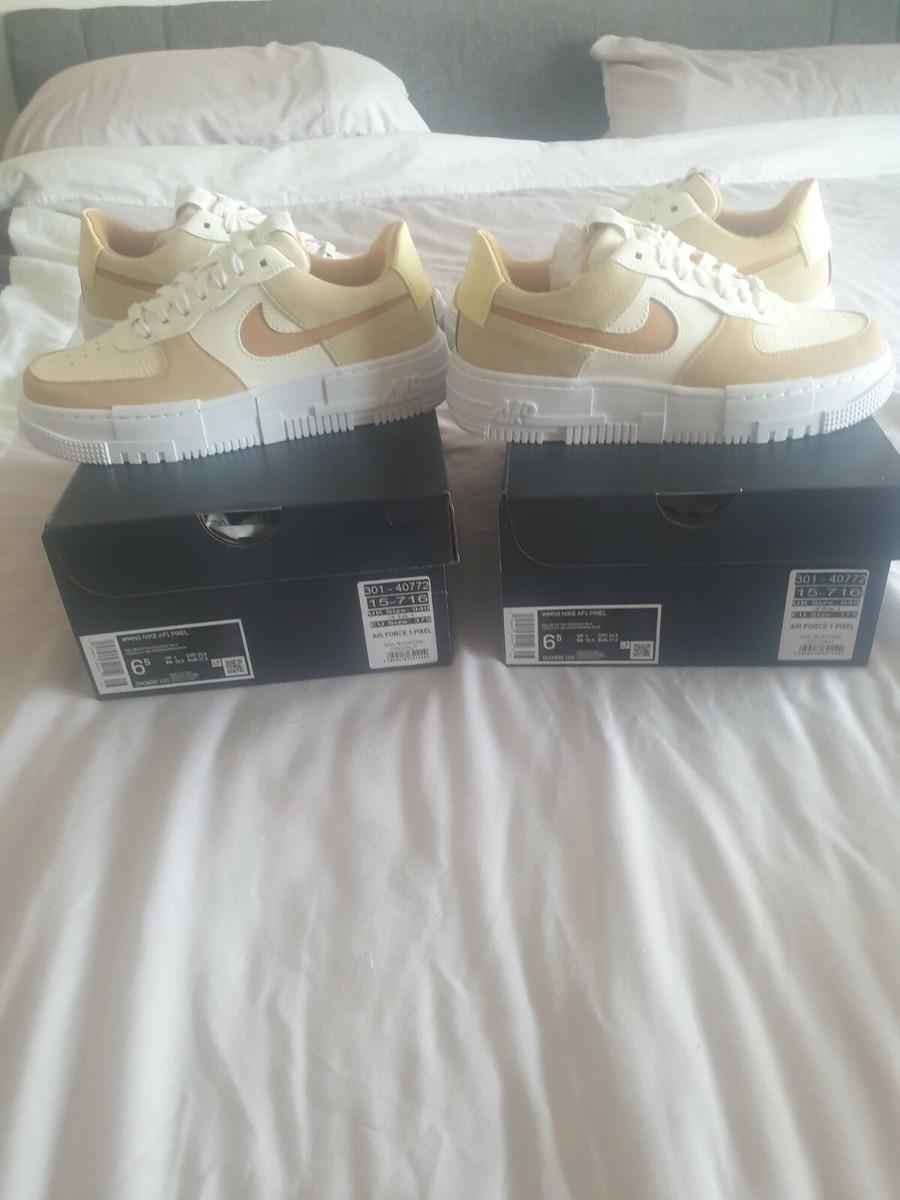 nike air force 1 pixel sail coconut