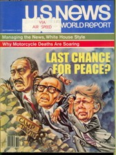 1978 U.S. News & World Report: Menachem Begin, Jimmy Carter, Anwar Sadat Accords
