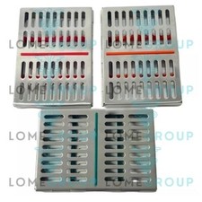 PREMIUM DENTAL AUTOCLAVE STERILIZATION CASSETTE RACK BOX TRAY FOR 10 INSTRUMENTS