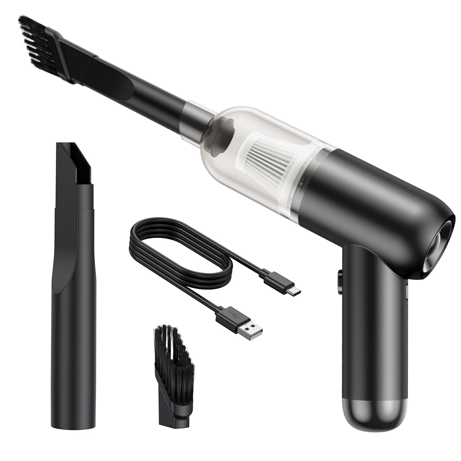 Portable Handheld Car Cordless Vacuum Cleaner with Powerful Suction, High Pow...