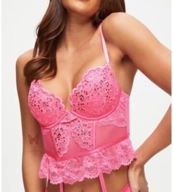 Ann Summers Size 10D- DD -The Icon Padded Basque -New with Tags - RRP&pound;60