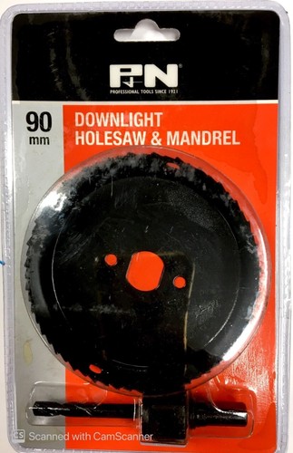 90mm P\u0026N Hole Saw \u0026 Mandrel Kit 