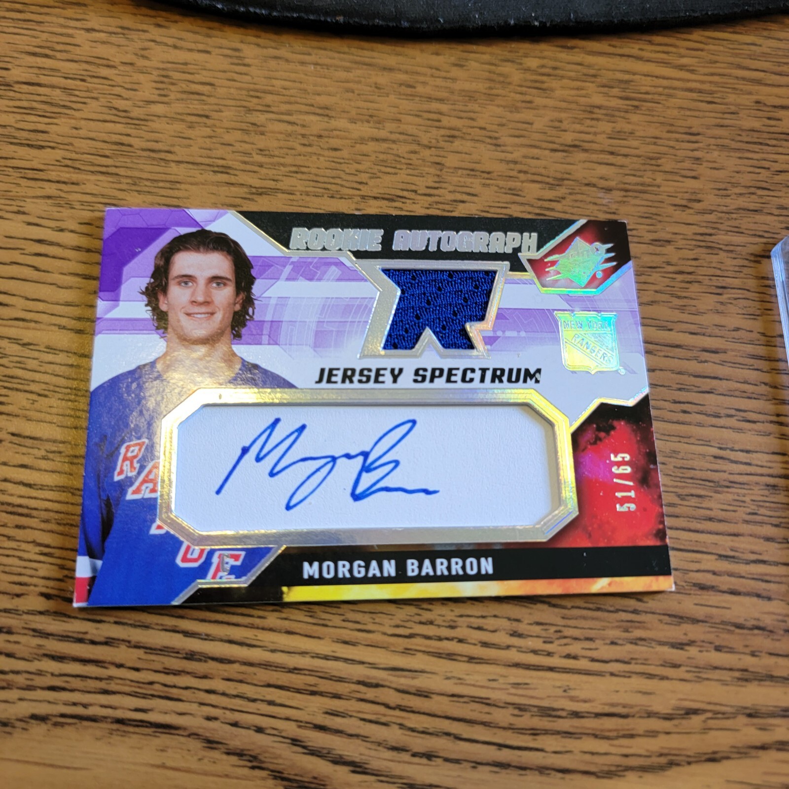 2021-22 spx hockey rookie autograph jersey spectrum. winning materials super - Picture 7 of 16