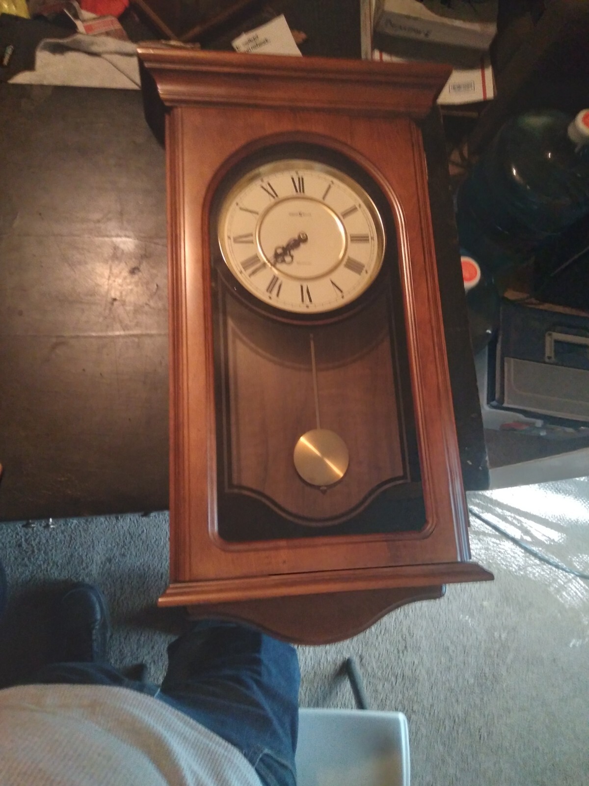 Howard Miller Chiming Pendulum Wall Clock Model 613164 Excellent