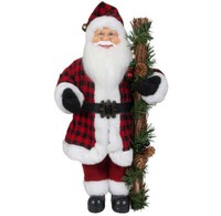 Deko Weihnachtsmann 45Cm Kimi Rot Stehend Santa Claus Dekofigur Weihnachtsdeko