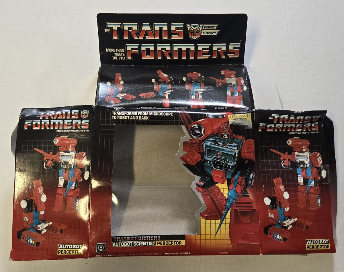 Transformers G1 Perceptor Original Box Only