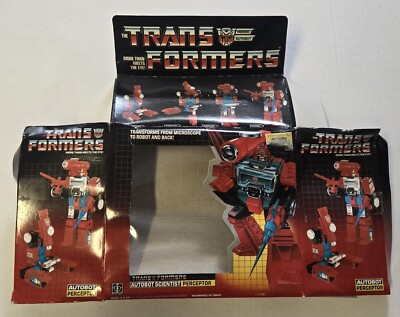 Transformers G1 Perceptor Original Box Only