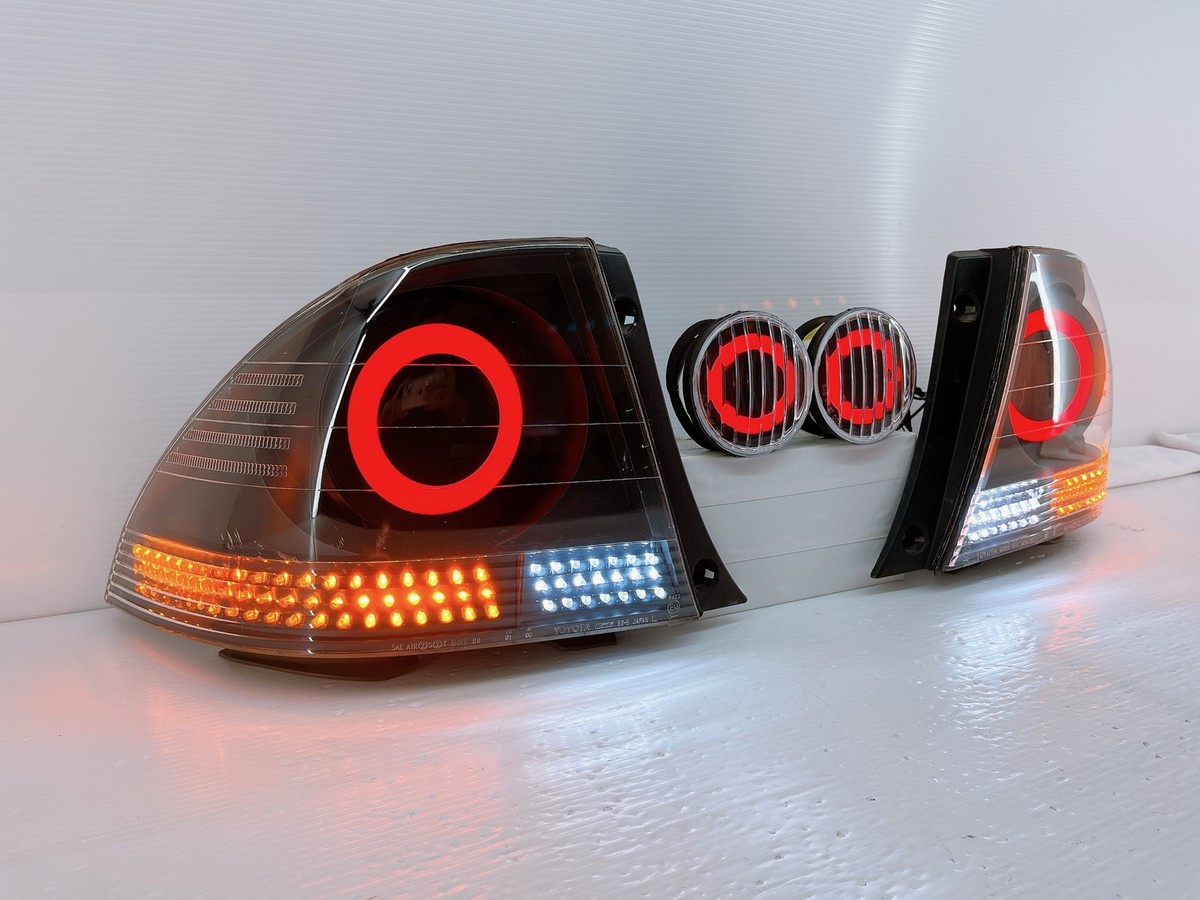 Toyota Altezza SXE10 Full LED tail lights Clear lens Inner