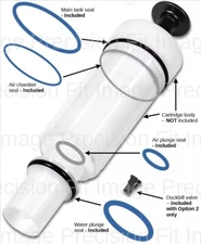 Rebuild kit for Sloan Flushmate Valve Cartridge C-100500-K