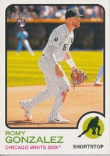 Romy Gonzalez 2022 Topps Heritage  #164 White Sox RC Rookie card. rookie card picture