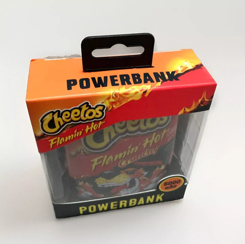 NEW Flamin' Hot Crunchy Cheetos Portable Charger Power Bank USB A & USB C Ports - Picture 2 of 3