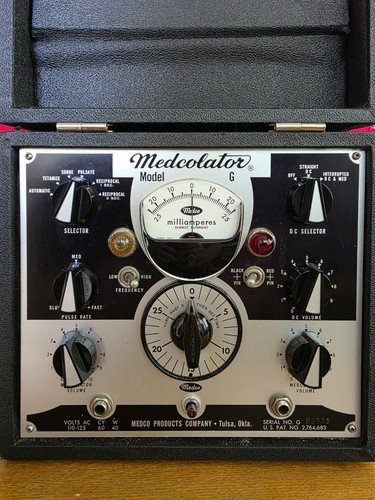 Vintage Medcolator Model G Electroshock Therapy Museum Stage Prop Or Parts Only