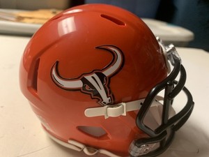 PIFL/IPFL ARENA LEAGUE OMAHA BEEF RIDDELL Style Mini Helmet Rare New 2000’s