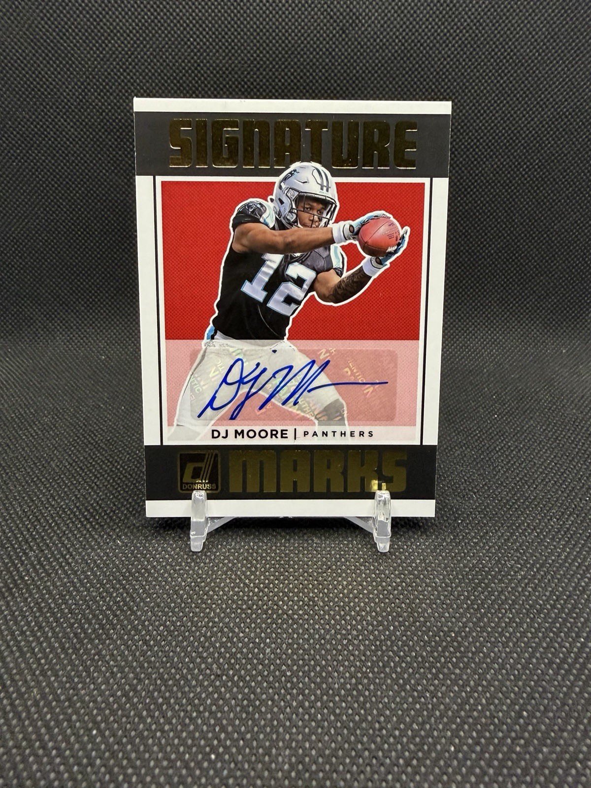 DJ Moore Panini Donruss Signature Marks #DJM Base