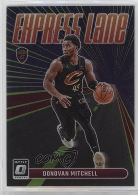 2023 Donruss Optic Express Lane Lime Green Prizm /149 Donovan Mitchell #19 1dx0